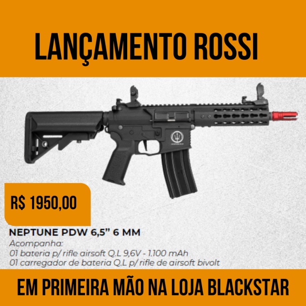 LANÇAMENTO: NEPTUNE PDW 6,5’’ ROSSI