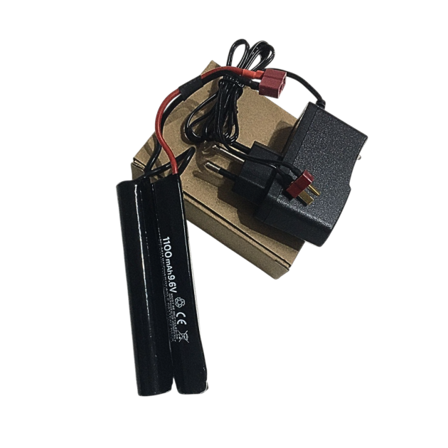 Bateria 9,6v e Carregador NiMH Rossi