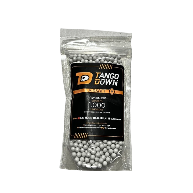 BBS TANGO DOWN  0.20 G – 1.000 UNIDADES