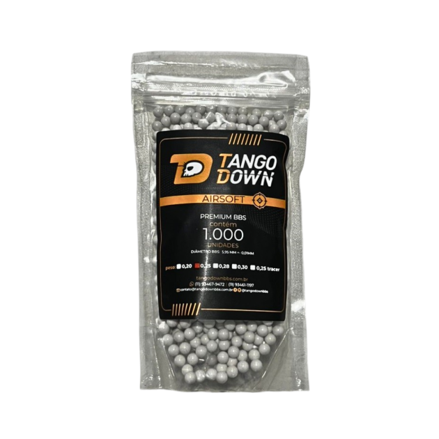 BBS TANGO DOWN  0.25 G – 1.000 UNIDADES