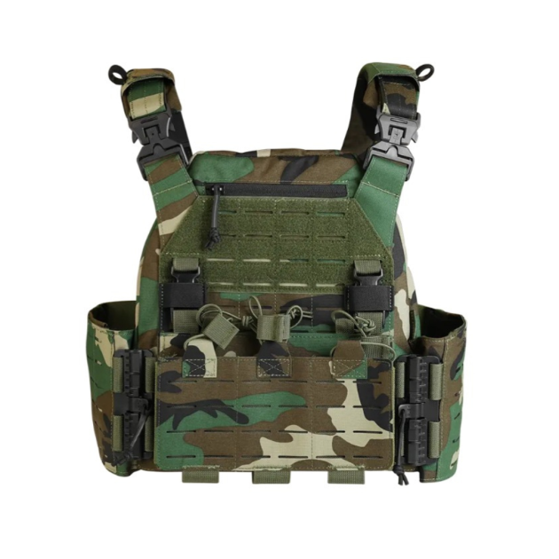 Colete Rossi Modular Plate Carrier PCR WOODLAND