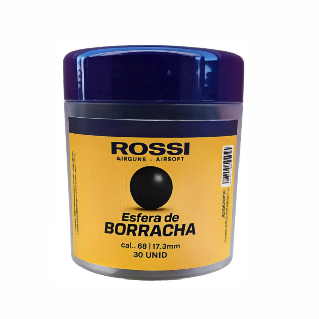 Esferas de Borracha Airgun Rossi .68